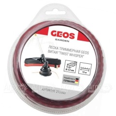 Леска триммерная витая GEOS by Al-Ko Twist Whisper 3.0 мм, 15 м в блистере в Перми