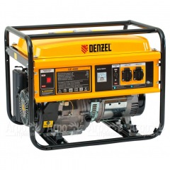Бензогенератор Denzel GE 4500 4 кВт в Перми