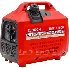 Бензогенератор инверторный Elitech БИГ 1100Р 1 кВт в Перми