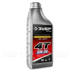 Масло полусинтетическое зимнее Зубр Extra 4Т-5W30 1 л для 4-х тактных двигателей в Перми