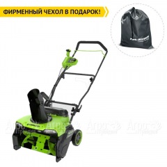 Снегоуборщик аккумуляторный GreenWorks GD40STX2 (без аккумулятора и зарядного устройства) в Перми