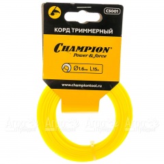 Корд триммерный Champion Round 1.6мм, 15м (круглый) в Перми
