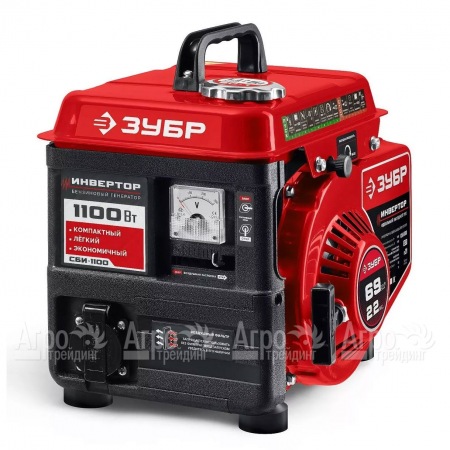 Бензогенератор инверторный Зубр СБИ-1100 1 кВт  в Перми