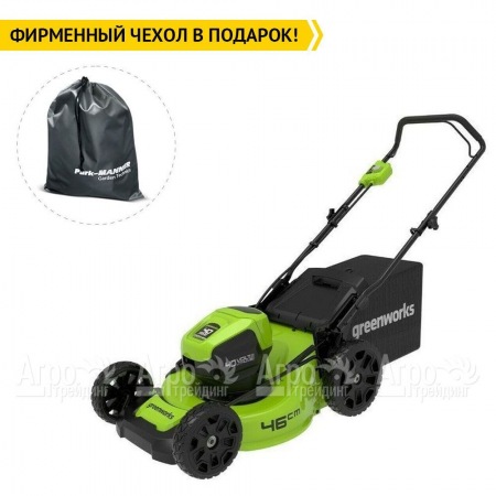 Газонокосилка аккумуляторная GreenWorks GD40LM46HP (без аккумулятора и зарядного устройства)  в Перми