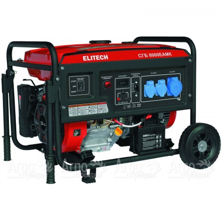 Бензогенератор Elitech СГБ 8000ЕАМК 6 кВт  в Перми