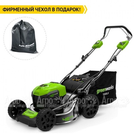 Газонокосилка аккумуляторная GreenWorks GD40LM46SP (без батареи и зарядного устройства) в Перми