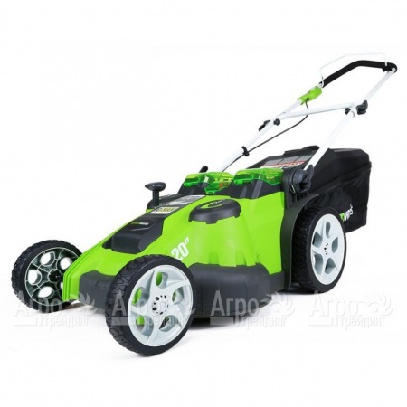 Газонокосилка аккумуляторная GreenWorks G-Max G40LM49DB 40V 49 см Twin Force (без батареи и зарядного устройства)  в Перми