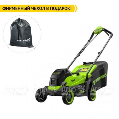 Газонокосилка аккумуляторная GreenWorks GD24LM331 4 Ач в Перми