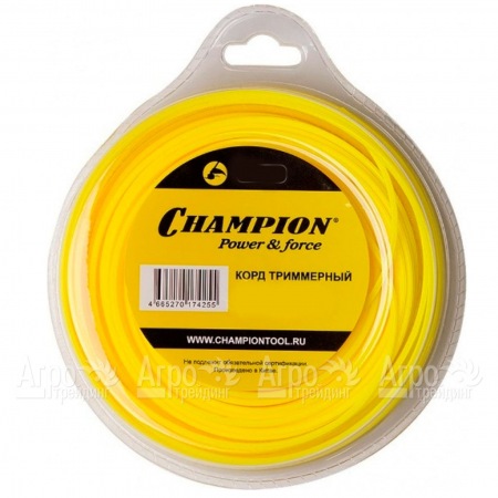 Корд триммерный Champion Star 1.3мм, 15м (звезда) в Перми