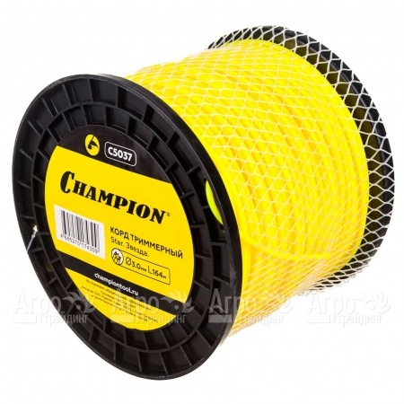 Корд триммерный Champion Star 3.0мм, 164м (звезда)+нож  в Перми