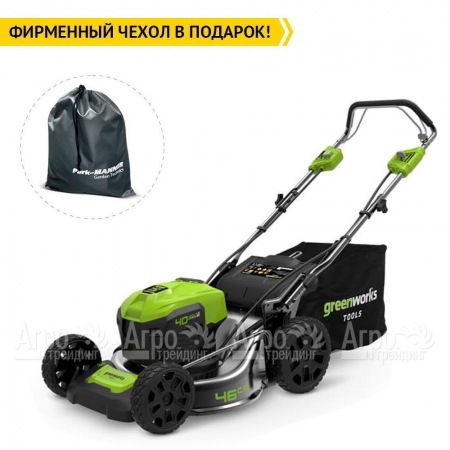 Газонокосилка аккумуляторная GreenWorks GD40LM46SP  в Перми