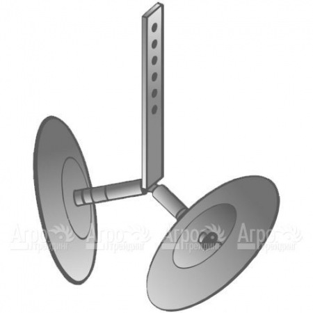 Окучник дисковый без сцепки для культиваторов Целина 500, 404, 406 в Перми