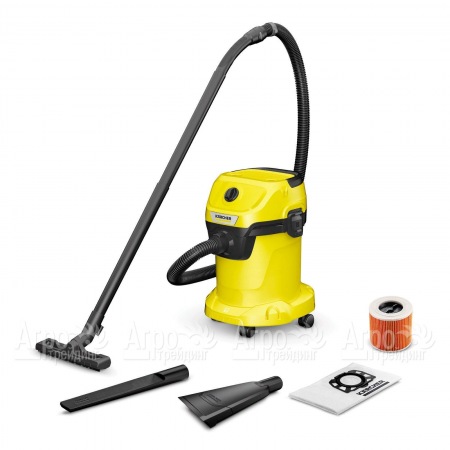 Хозяйственный пылесос Karcher WD 3 V-17/4/35 + Nozzles в Перми