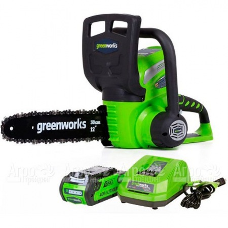 Аккумуляторная пила GreenWorks G40CS30II-12" 4 Ач в Перми