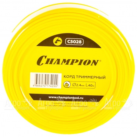 Корд триммерный Champion Star 2.4мм, 40м (звезда)  в Перми