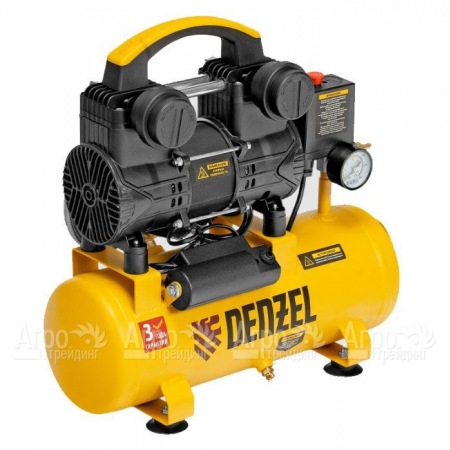 Компрессор поршневой безмасляный Denzel DLP-950/10 в Перми