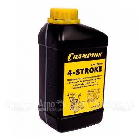 Масло полусинтетическое зимнее Champion SAE 10W40 API SL/CF 1 л для 4-тактных двигателей  в Перми