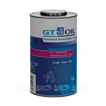 Моторное масло GT OIL 5W40, 10W30, 10 W 40, 1 л для 4-х тактных двигателей в Перми