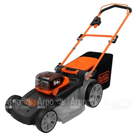 Газонокосилка аккумуляторная Black+Decker CLM5448PC2-QW в Перми