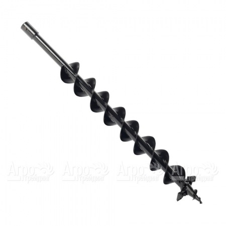 Шнек двухзаходный Patriot D 80B для грунта, длина 800 мм, сменные ножи  в Перми