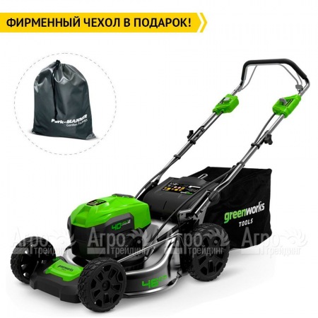 Газонокосилка аккумуляторная GreenWorks GD40LM46SPK6  в Перми