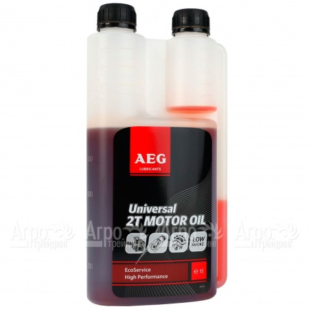 Масло минеральное Universal AEG 2T Motor Motor Oil API TC 1 л для 2-х тактных двигателей в Перми