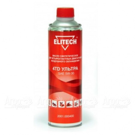 Масло моторное Elitech 2001.000400 SAE 5W-30 0.6 л для 4-х тактных двигателей в Перми