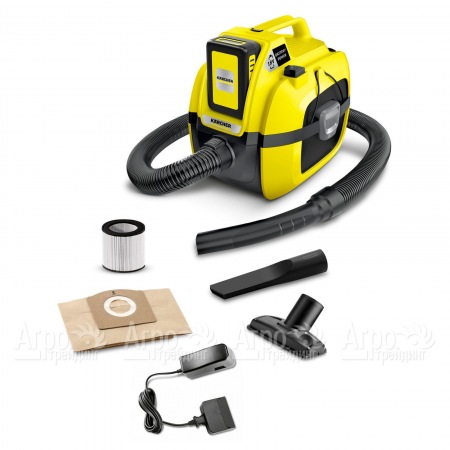 Хозяйственный пылесос Karcher WD 1 Compact Battery Set в Перми