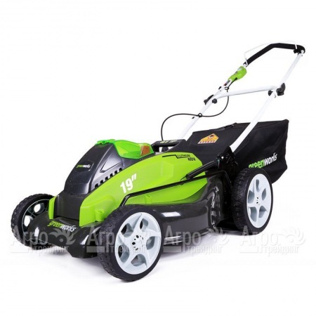 Газонокосилка аккумуляторная GreenWorks G-Max G40LM45 40V 45 см (без батареи и зарядного устройства) в Перми