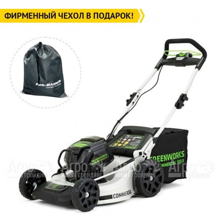 Газонокосилка аккумуляторная GreenWorks GC82LM51SP2 (без аккумулятора и зарядного устройства) в Перми