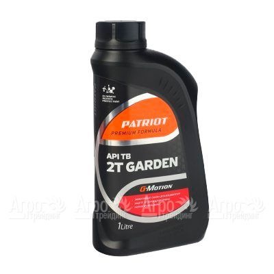 Масло минеральное Patriot G-Motion 2Т Garden API TB 1 л для 2-х тактных двигателей в Перми