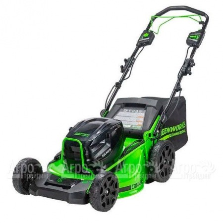 Газонокосилка аккумуляторная GreenWorks GC82HPLM51 (без аккумулятора и зарядного устройства)  в Перми