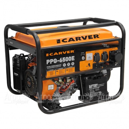 Бензогенератор Carver PPG-6500E 5 кВт в Перми