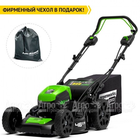 Газонокосилка аккумуляторная GreenWorks GD80LM46SP (без аккумулятора и зарядного устройства)  в Перми