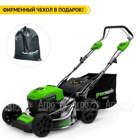 Газонокосилка аккумуляторная GreenWorks GD40LM46SPK4  в Перми