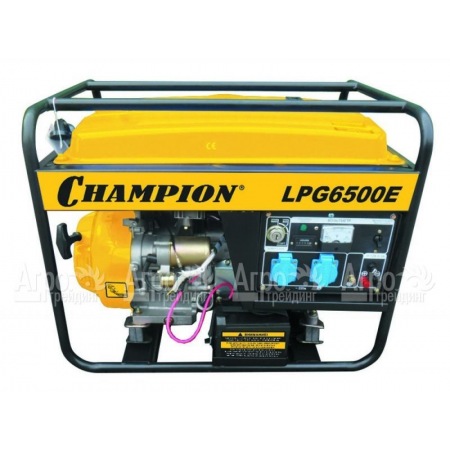 Бензин-газовый генератор Champion LPG6500E 5 кВт в Перми