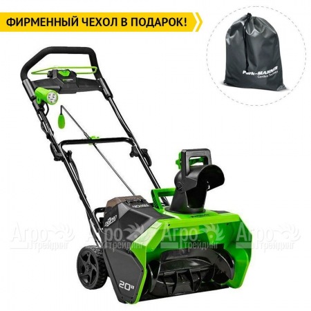 Снегоуборщик аккумуляторный GreenWorks GD40STK5 5 Ач в Перми