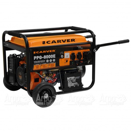 Бензогенератор Carver PPG-8000E 6 кВт в Перми