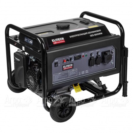 Бензогенератор Elitech GES 8000RW 6 кВт  в Перми