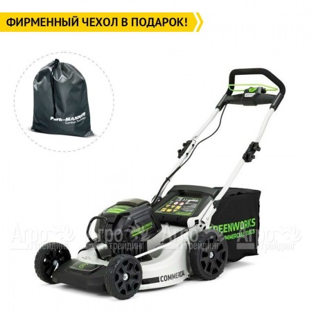 Газонокосилка аккумуляторная GreenWorks GC82LM51SP2K2  в Перми