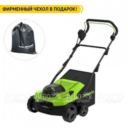 Аккумуляторный вертикуттер GreenWorks GD40SC38IIK4  в Перми