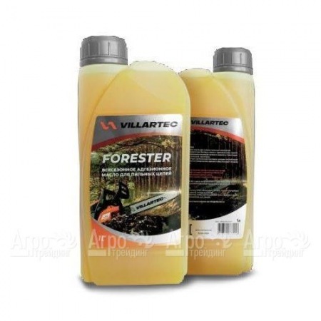 Всесезонное адгезионное масло Villartec Forester 1 л для пильных цепей в Перми