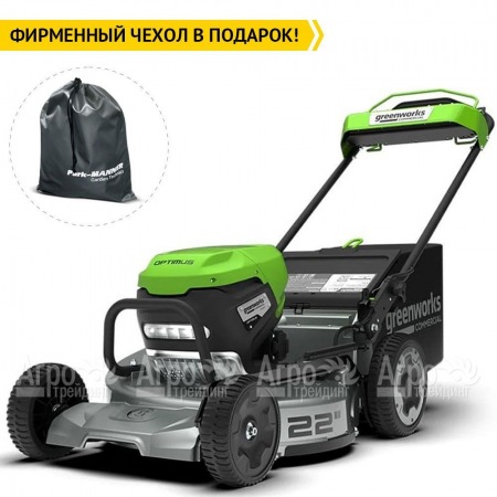 Газонокосилка аккумуляторная GreenWorks LM221S (без аккумулятора и зарядного устройства)  в Перми