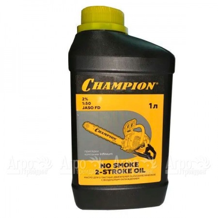 Масло полусинтетическое Champion JASO FD 1 л для 2-тактных двигателей  в Перми