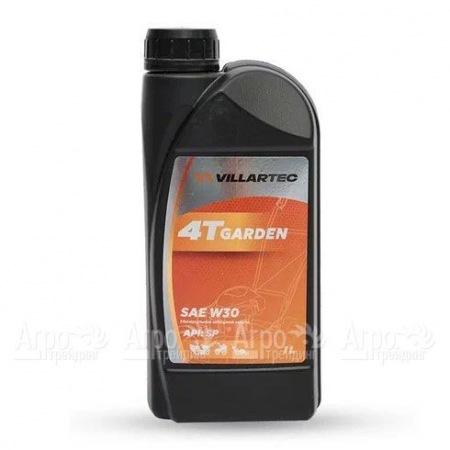 Масло моторное летнее Villartec 4T Garden SAE W-30, 1 л для 4-х тактных двигателей  в Перми