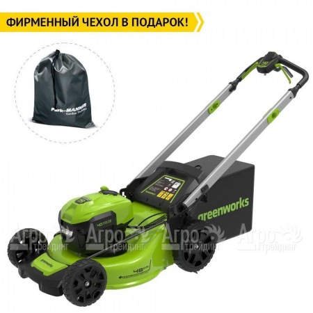 Газонокосилка аккумуляторная GreenWorks GD40LM48SP (без аккумулятора и зарядного устройства)  в Перми