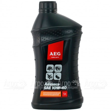 Масло п/с AEG Advance SAE 10W40 API SJCF 1 л для 4-х тактных двигателей в Перми