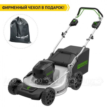 Газонокосилка аккумуляторная GreenWorks GC82LM51SP (без батареи и зарядного устройства)  в Перми