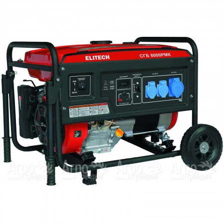 Бензогенератор Elitech СГБ 8000РМК 6 кВт  в Перми