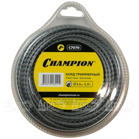 Корд триммерный Champion Platin Saw 3.5м, 17м (зубчатый)  в Перми